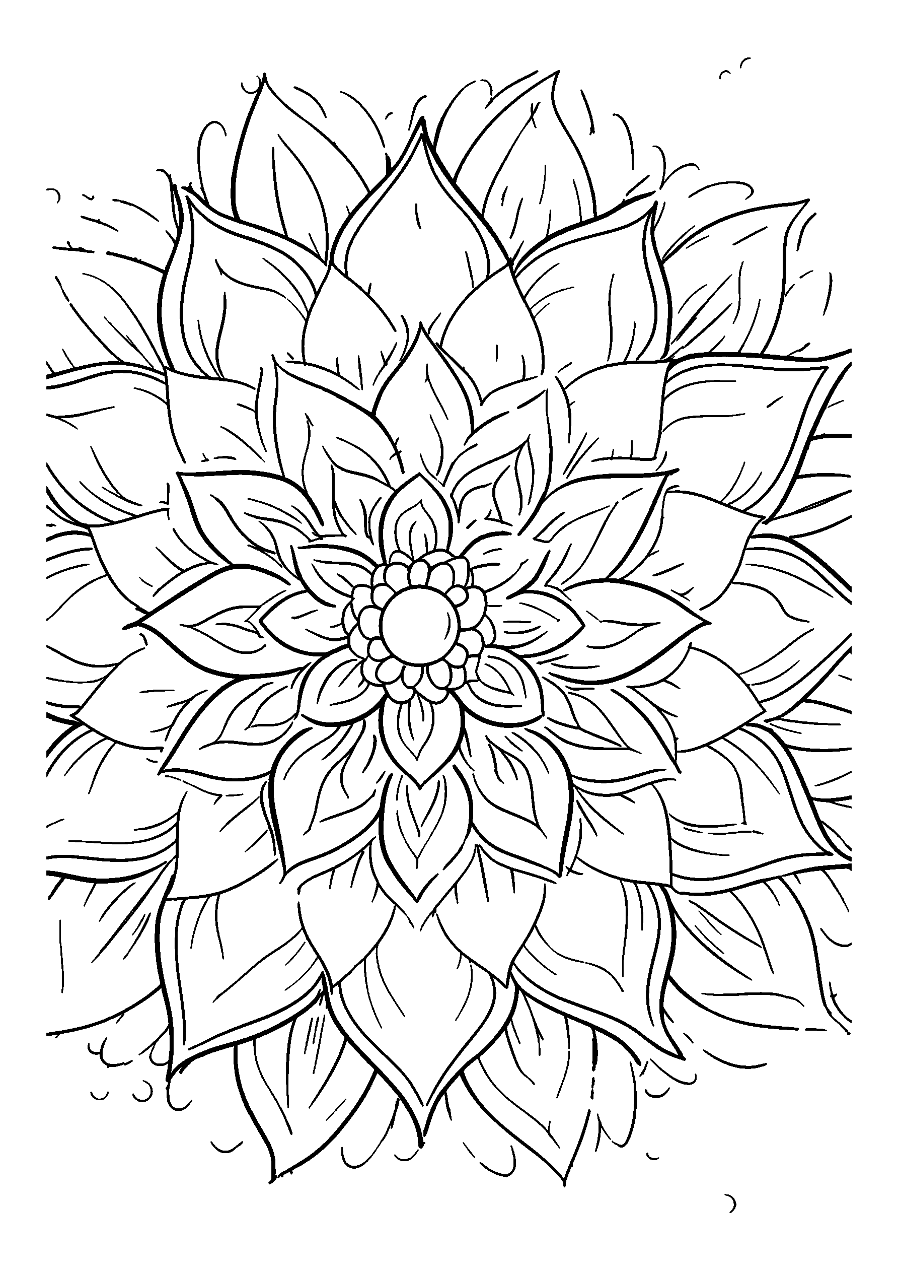 Mandala Illuminated by Soft Luminescent Designs coloring page