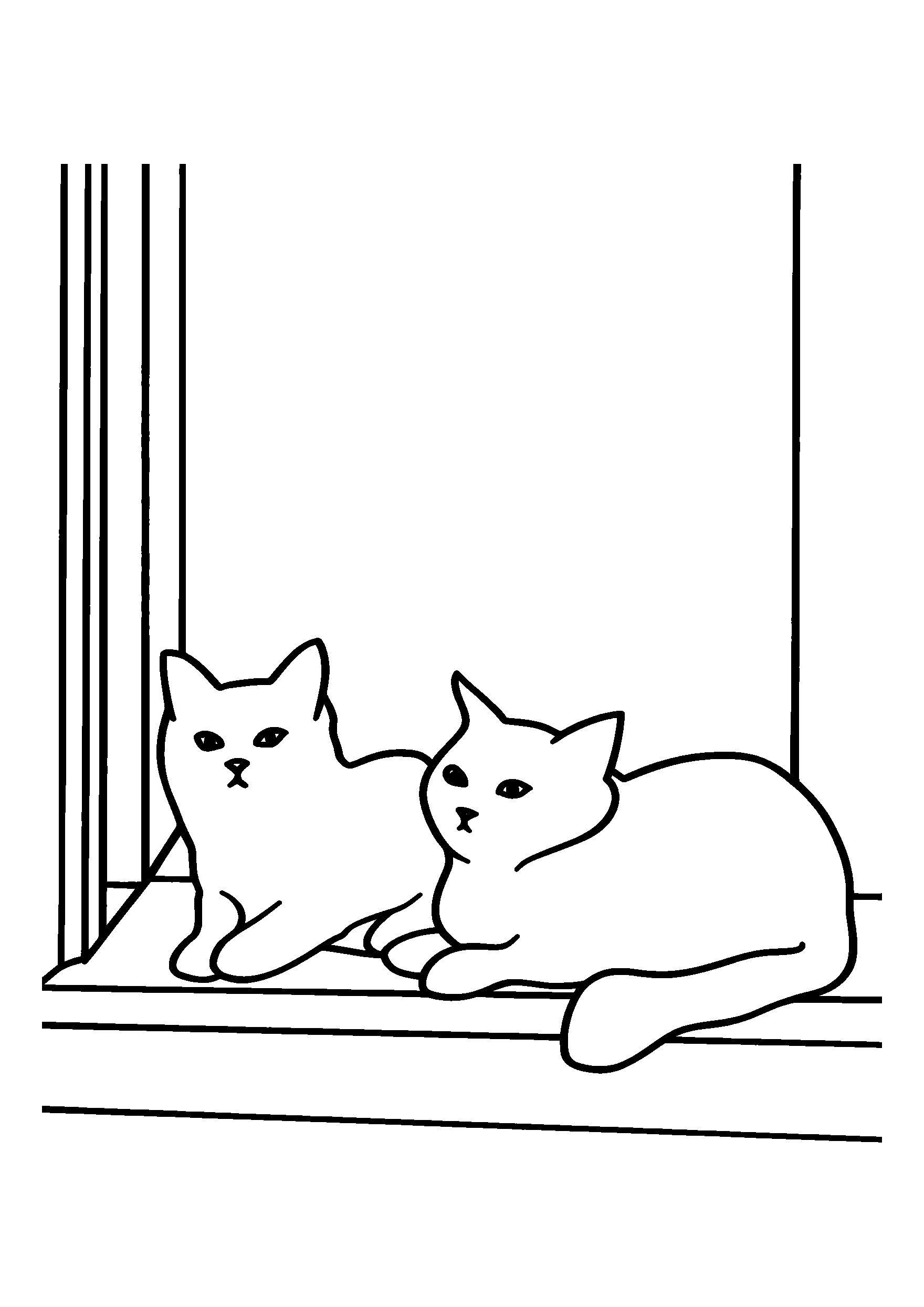 Close-up of a Steaming Pumpkin Pie on a Window Sill coloring page